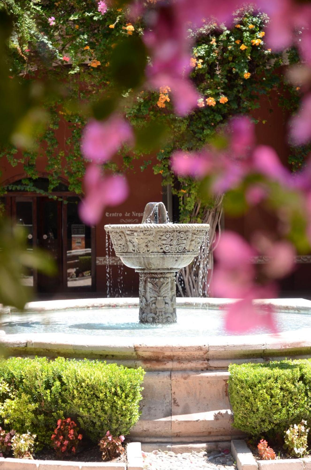 布里萨斯尤里察庄园酒店 克雷塔罗 外观 照片 Fountain in the garden of the Centre de Senlis